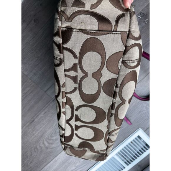 Coach Daisy Signature Emma Tote Handbag - Picture 2 of 7